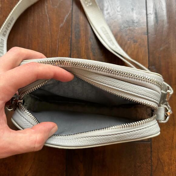 Nike Air Dior Jordan Wings Logo Grey Logo Small Rare Shoulder Bag 100% Authentic - Picture 14 of 16